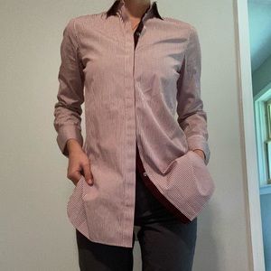 J. CREW polo tunic button down